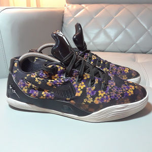 Nike Kobe IX 9 EM QS Black Floral  Youth 7